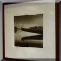 A14. Signed framed boat photograph. 